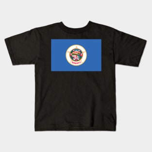 Minnesota Flag Kids T-Shirt